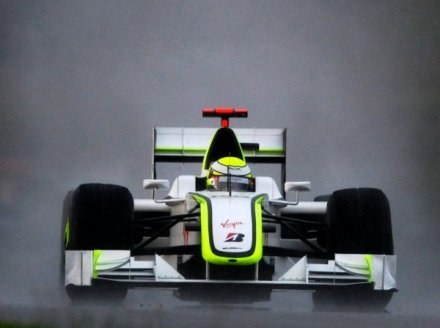 Brytyjczyk Jenson Button w Brawn GP. /AFP