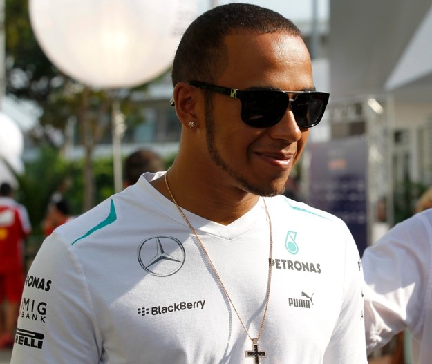 Brytyjczyk Lewis Hamilton (Mercedes GP) /RUNGROJ YONGRIT /PAP/EPA