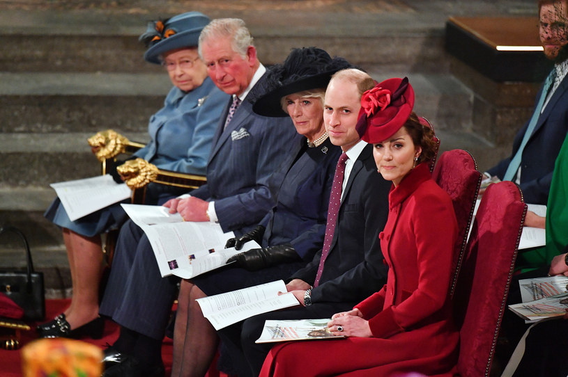 Brytyjska rodzina królewska /AFP