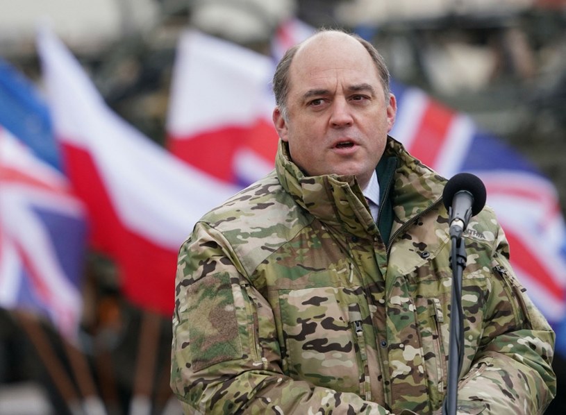 Brytyjski minister obrony Ben Wallace /JANEK SKARZYNSKI / AFP /East News