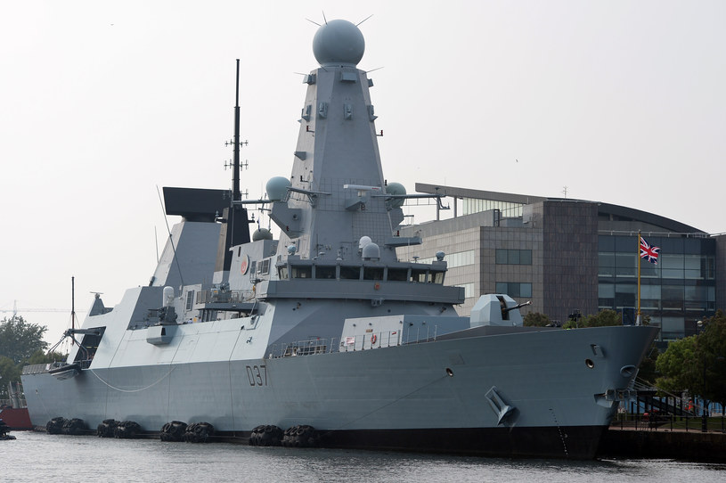 Brytyjski okręt wojenny HMS Ducan /Carl Court /AFP