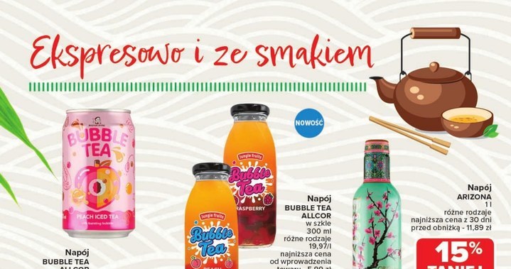 Bubble tea w domu? Nowa oferta w Carrefour pokazuje, że to proste i tanie! /Carrefour Polska /INTERIA.PL