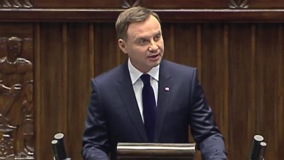 Buczenie posłów PO podczas orędzia prezydenta