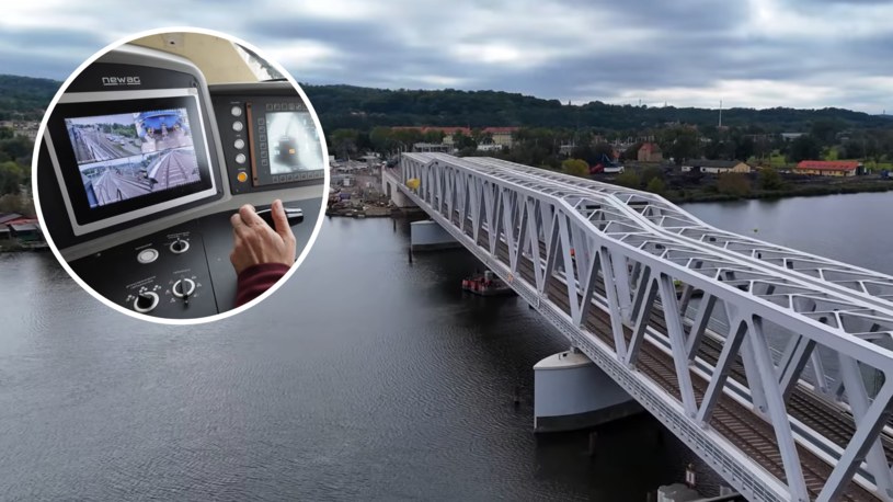 Budimex przeprowadził próbne obciążenia na moście kolejowym nad Regalicą w Szczecinie /Budimex SA /  You Tube /