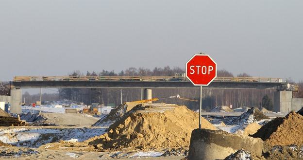 Budowa A2, odc. C. Stan z końca stycznia / Fot: Wojciech Traczyk /East News