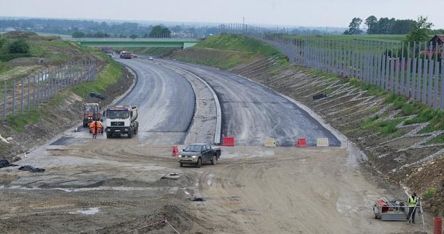 Budowa A4 w pobliżu Tarnowa / Fot: Tadeusz Koniarz /Reporter