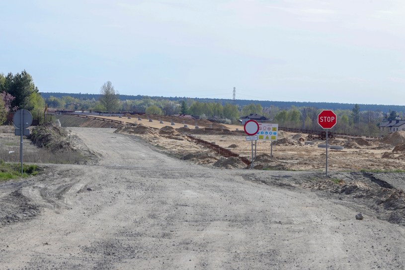Budowa autostrady A1 /Tomasz Kudala /Reporter