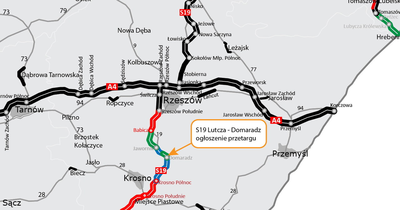 Budowa drogi S19 w woj. podkarpackim /GDDKiA