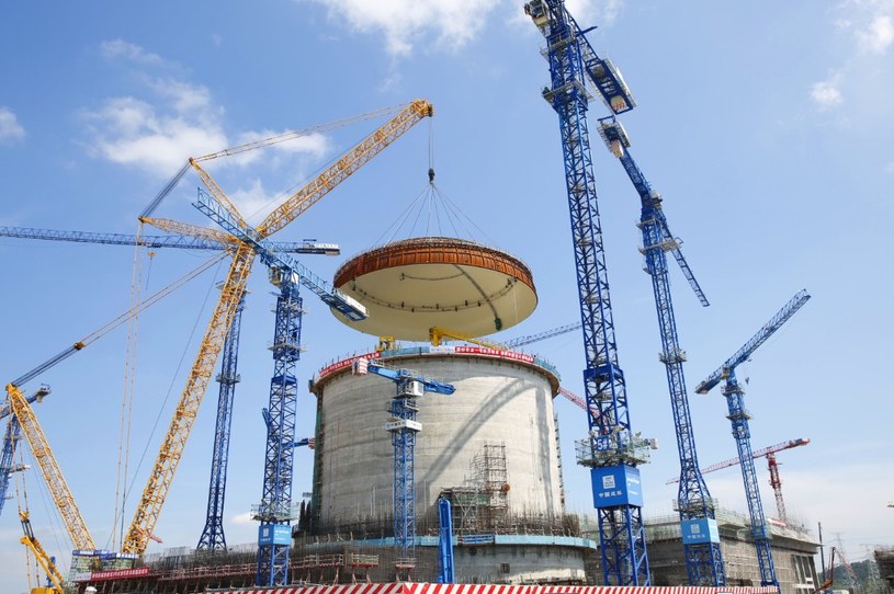Budowa elektrowni atomowej (zdj. ilustracyjne) /AFP