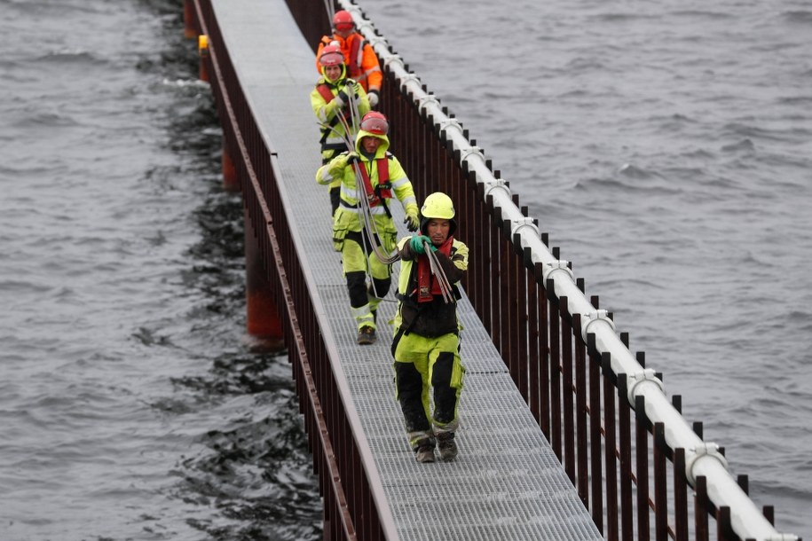 Budowa gazociągu Balticconnector /	Toms Kalnins /PAP/EPA