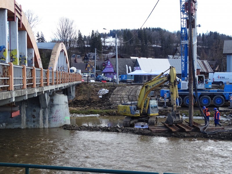 Budowa mostu w Białym Dunajcu / Fot: GDDKiA /Informacja prasowa