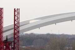 Budowa mostu w Toruniu