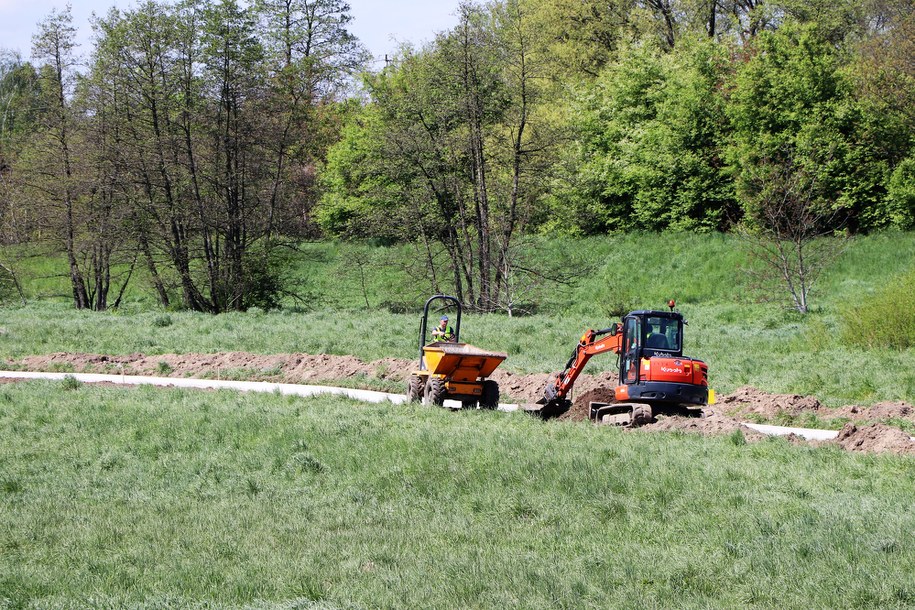 Budowa ścieżki nad Rudawą /Jacek Skóra /RMF FM