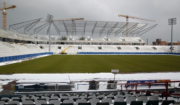 Budowa stadionu Górnika Zabrze / 	Andrzej Grygiel    /PAP
