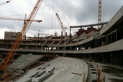 Budowa Stadionu Narodowego w Warszawie z poślizgiem