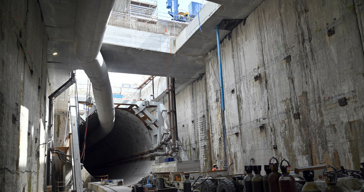 Budowa tunelu pod Świną. Fot. DOMIN /Agencja SE/East News