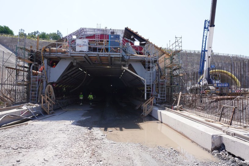 Budowa tunelu TS-26 w ciągu drogi ekspresowej S3 /Paweł Rygas /INTERIA.PL
