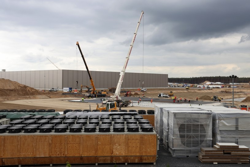 Budowa zakładu Tesli w Niemczech /Getty Images