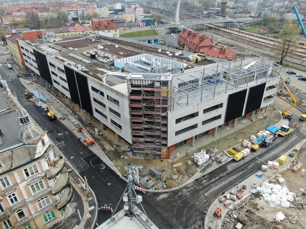 Budowane centrum przesiadkowe Opole Główne /Arkadiusz Wiśniewski /Facebook