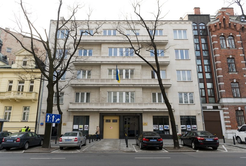 Budynek Ambasady Ukrainy w Warszawie, zdjęcie ilustracyjne /Bartosz Krupa /East News
