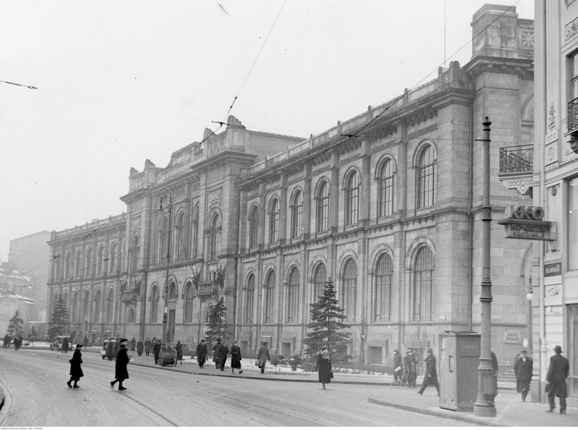 Budynek Banku Polskiego przed wojną /Z archiwum Narodowego Archiwum Cyfrowego
