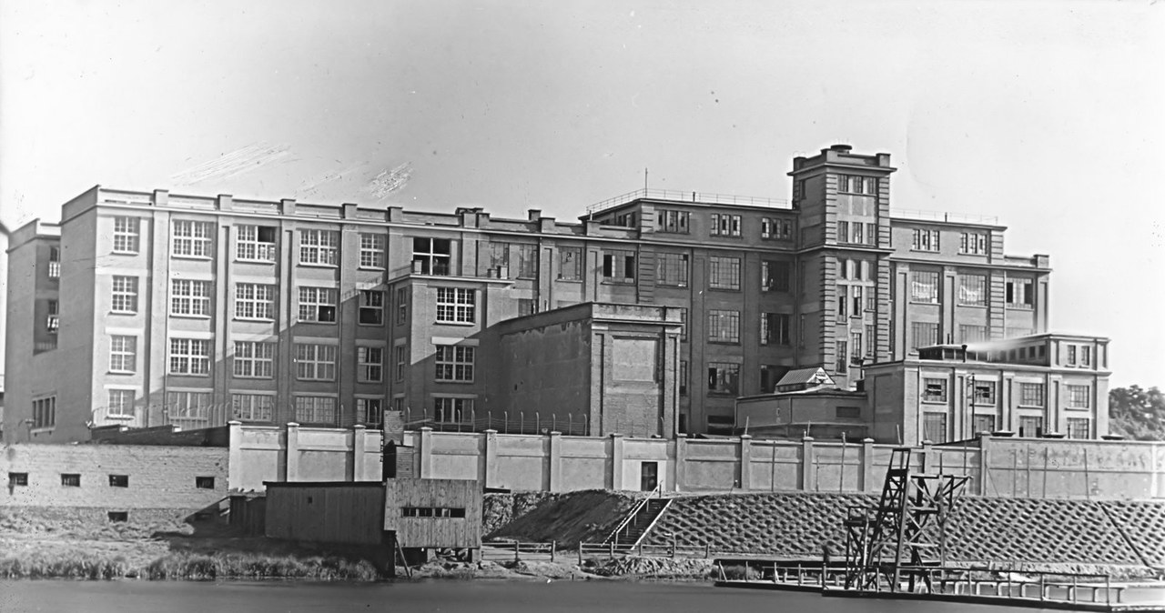 Budynek fabryki Wedla, rok 1935 /Wedel /