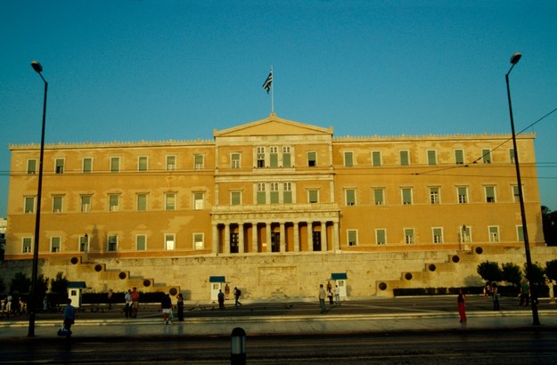 Budynek greckiego parlamentu /Di Rosa, G. /PAP/DPA