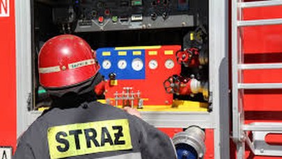 Budynek młyna stanął w płomieniach. Zablokowana krajowa "14"