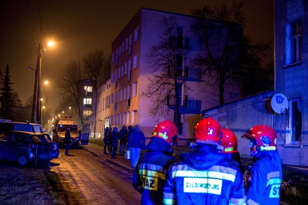 Budynek przy ul. Przemysłowej w Łodzi, w którym doszło do eksplozji /Grzegorz Michałowski /PAP
