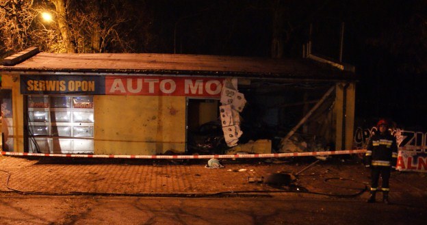 Budynek raczej nadaje się tylko do rozbiórki /Policja