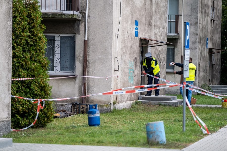 Budynek, w którym doszło do wybuchu butli z gazem /Hanna Bardo /PAP