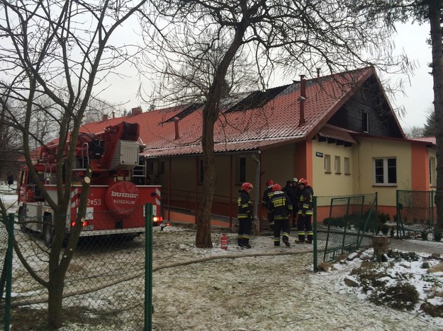 Budynek w którym wybuchł pożar /Kot Krzysztof /RMF FM