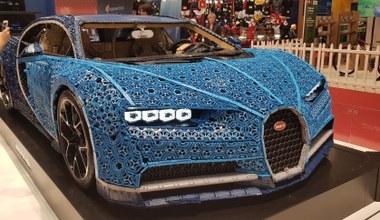 Bugatti Chiron z klocków Lego w skali 1:1