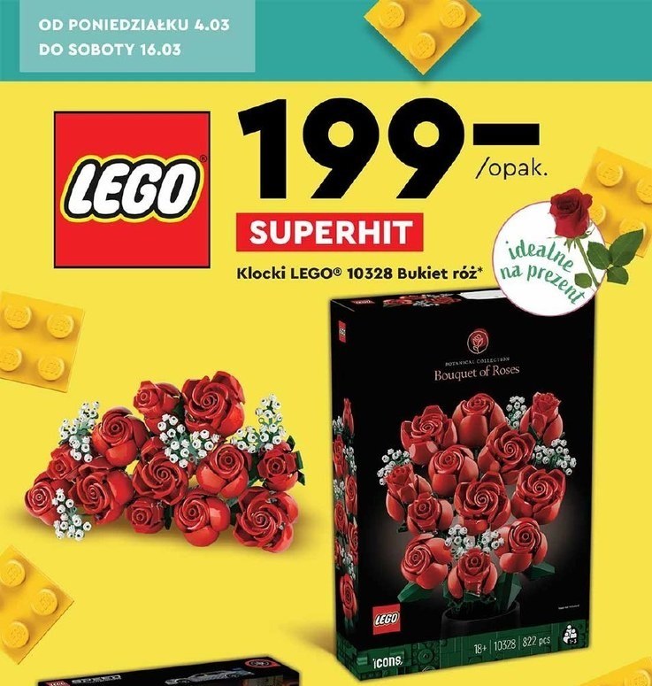 Bukiet róż LEGO najtaniej w Biedronce! /Biedronka /INTERIA.PL