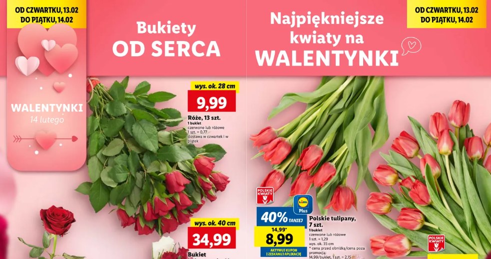 Bukiety kwiatów w Lidlu /Lidl /INTERIA.PL