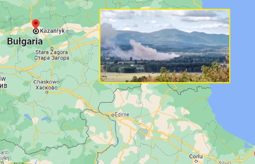 Bułgaria. Eksplozja w zakładach zbrojeniowych /Google Maps/Twitter /