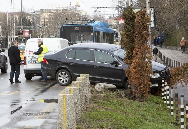 Bułgaria jest na czele unijnej statystyki wypadków drogowych. Nz. wypadek w Sofii /&copy;123RF/PICSEL