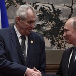 Bulwersujący "żart" prezydenta Czech w czasie rozmowy z prezydentem Rosji