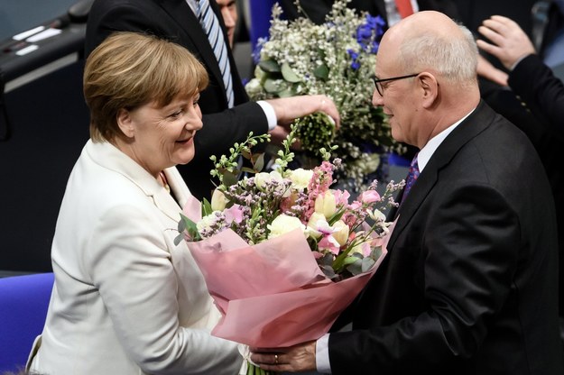 Bundestag po raz czwarty wybrał Angelę Merkel na kanclerza /Clemens Bilan /PAP/EPA