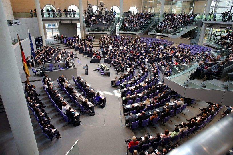 Bundestag, spotkanie z okazji 70. rocznicy zakończenia II wojny światowe /PAP/EPA/WOLFGANG KUMM   /PAP/EPA