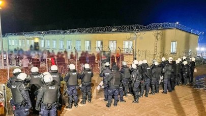 Bunt w ośrodku dla migrantów. Mamy nagranie 