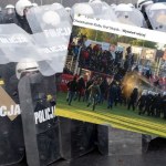 burdy kibiców Burdy na meczu w Słupsku. Ranni policjanci