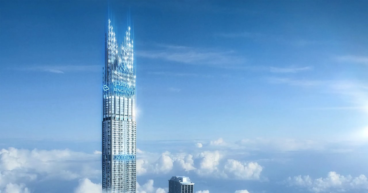 Burj Binghatti będzie najwyższym budynkiem mieszkalnym na świecie /Binghatti /materiały prasowe