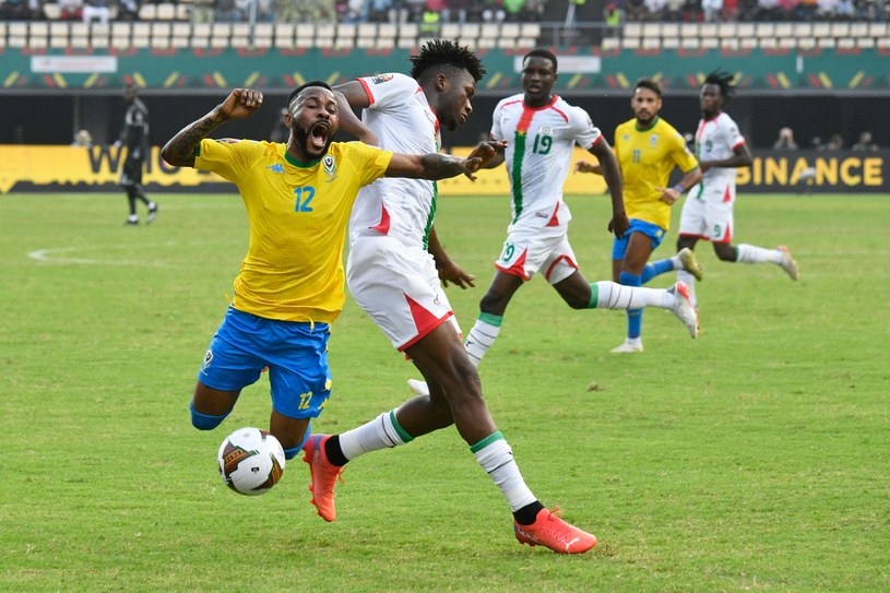 Burkina Faso w meczu z Gabonem /ISSOUF SANOGO /AFP