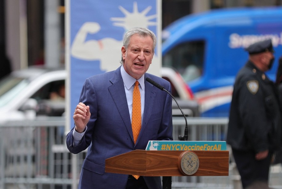 Burmistrz Nowego Jorku, Bill de Blasio /Luiz Rampelotto/Europanewswire /PAP/DPA