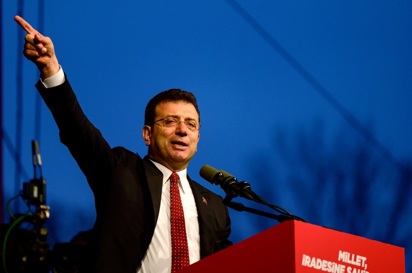 Burmistrz Stambułu Ekrem Imamoglu /YASIN AKGUL /AFP