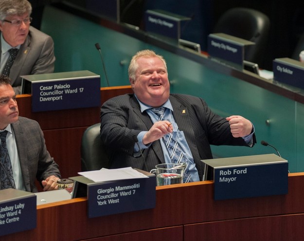 Burmistrz Toronto Rob Ford /WARREN TODA /PAP/EPA