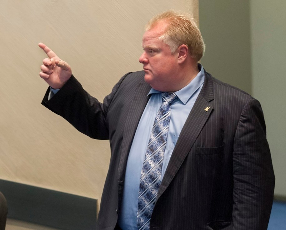 Burmistrz Toronto Rob Ford /WARREN TODA /PAP/EPA
