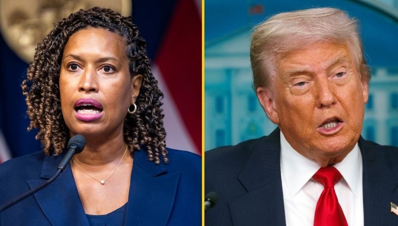 Burmistrz Waszyngtonu Muriel Bowser zareagowała na decyzję Donalda Trumpa /	PAP/EPA/WILL OLIVER / POOL /PAP/EPA