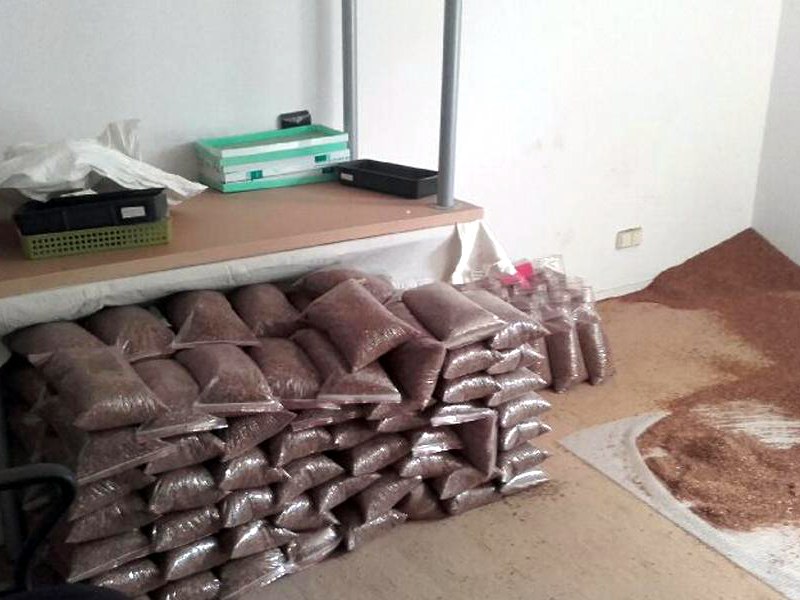 Bursztyn znaleziono piwnicy warszawskiego domu, w którym mieszkał właściciel firmy /Krajowa Administracja Skarbowa /